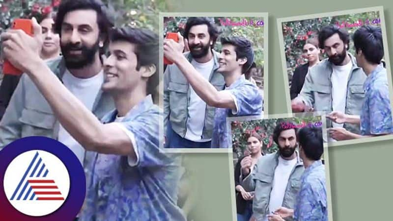 Ranbir Kapoor throws a fans mobile phone after he continuously tries to take a picture,