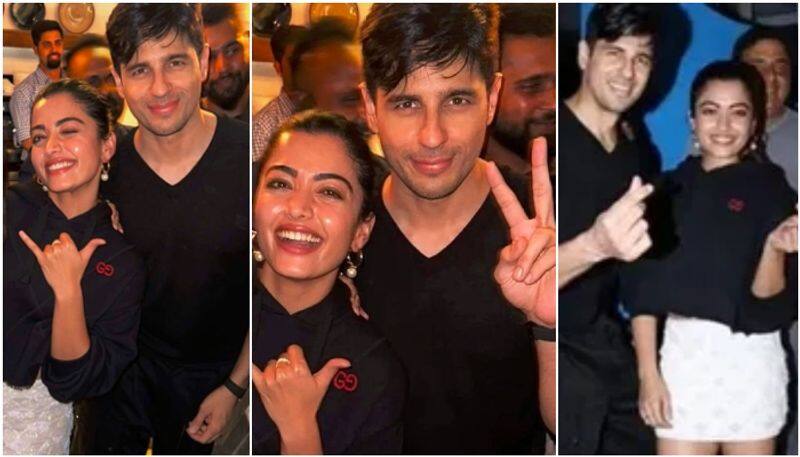 Rashmika Mandanna and Sidharth Malhotra are party together at Mission Majnu bash sgk