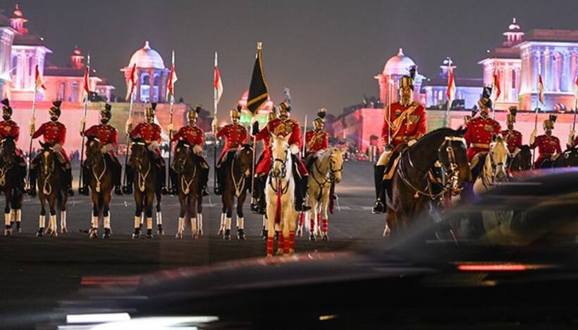 Beating Retreat 2023: Classical ragas-based tunes, biggest drone show and more to mesmerise spectators
