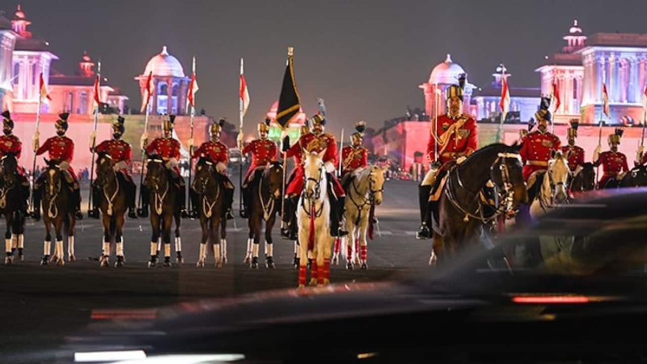 Beating Retreat 2023: Classical ragas-based tunes, biggest drone show and more to mesmerise spectators