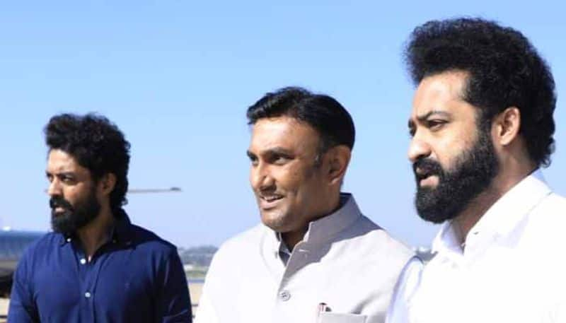 Junior NTR along with Kalyanram Visits Taraka Ratna in Bangalore