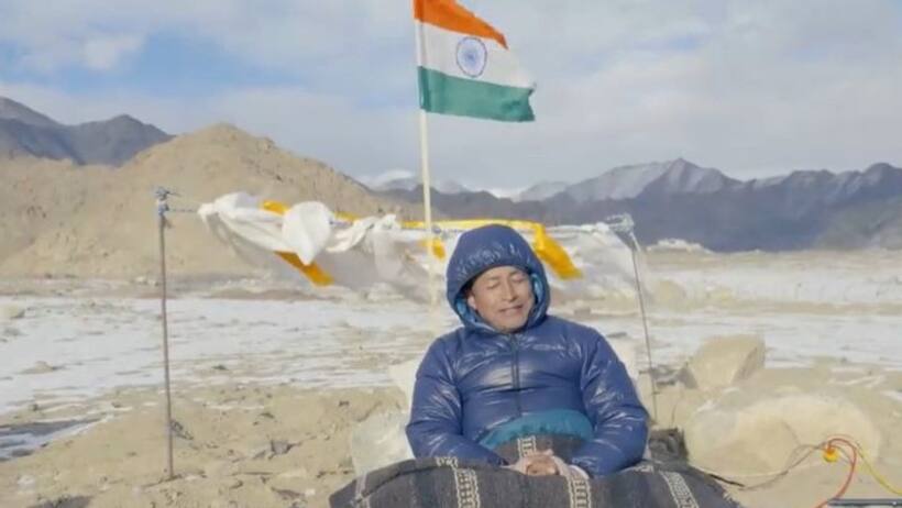 Hundreds join Sonam Wangchuk on final day of his 5-day hunger strike over Ladakh issues