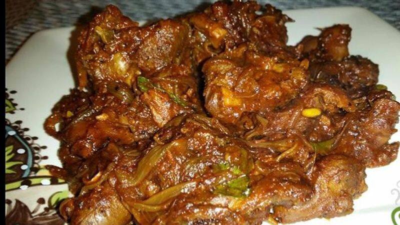 How to make Mutton Liver Roast in Tamil 