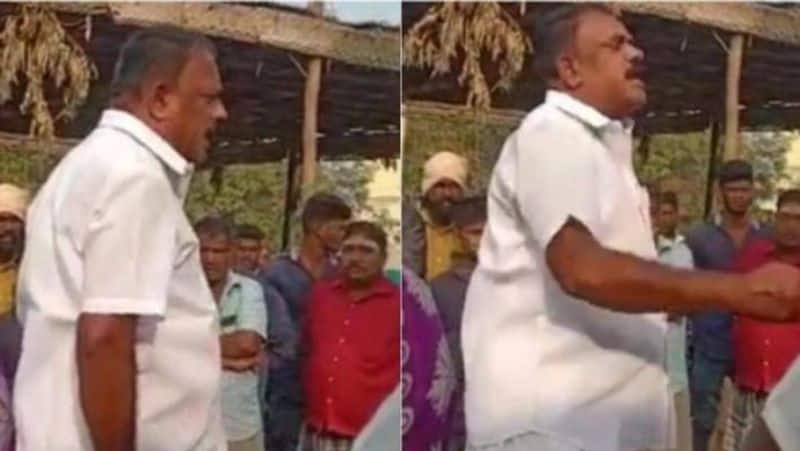 Salem former dmk union leader arrest functionary for abusing Dalit youth over temple entry