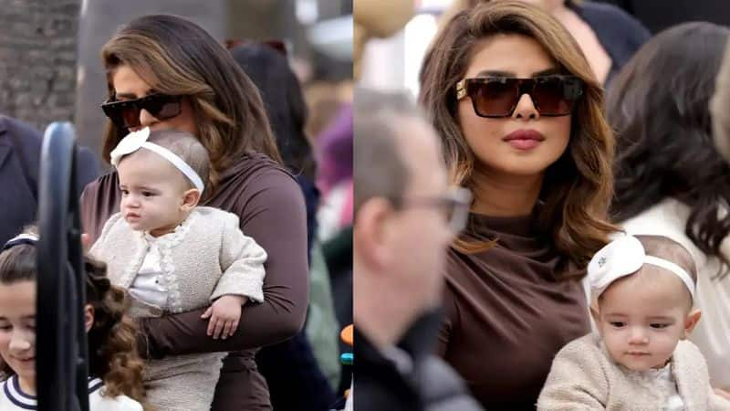 Priyanka Chopra reveals baby Malti Marie's face at Nick Jonas' Walk Of Fame Star- see PICTURES RBA