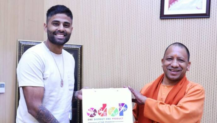 Suryakumar Yadav-Yogi Adityanath