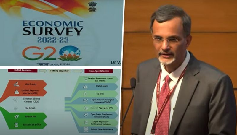 Chief Economic Advisor Dr V Anantha Nageswaran presents Economic Survey 2023; check details AJR