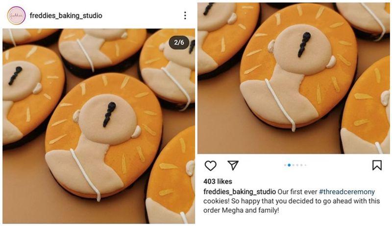 freddies baking studio's Brahmin Cookies became viral 