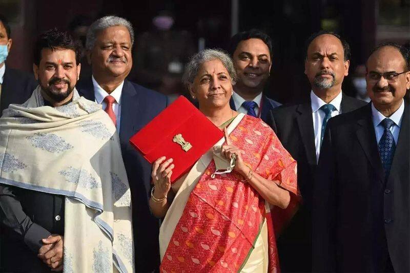 why Sitharaman wearing red saree in Budget 2023  