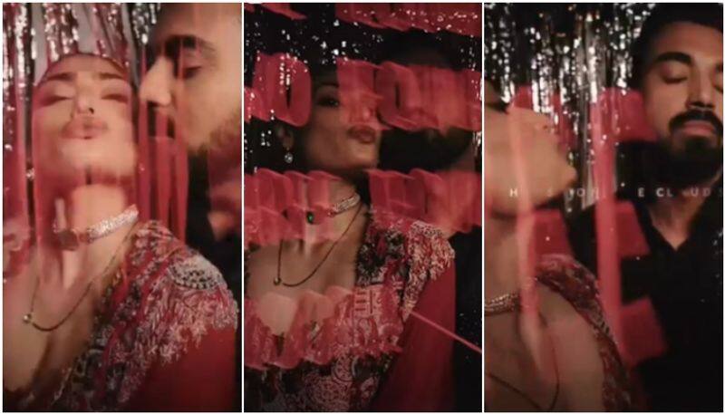 Athiya Shetty shuts down trolls for flaunts her mangalsutra and kisses husband KL Rahul sgk