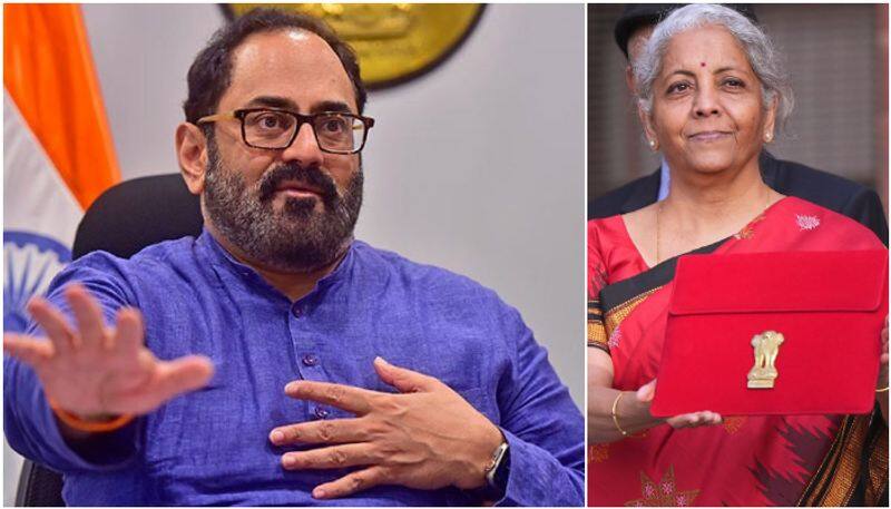 rajeev chandrasekhar praises union budget 2023 asd