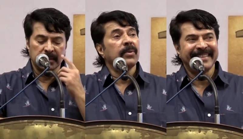 actor mammootty baby fan boy  video goes viral nrn