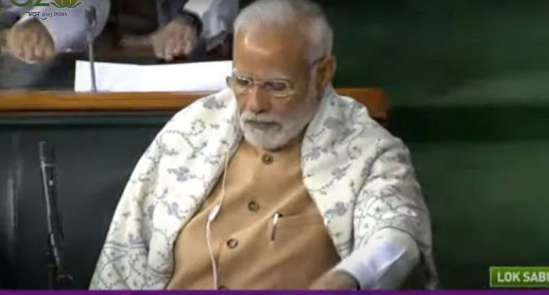 Union Budget 2023 Pm Modi thumps desk 124 times during 86 minutes of FM Nirmala sitharaman Speech ckm