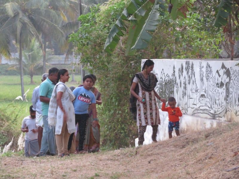 wall paintings in Chitrakoot are based on lyrics of the song Nammande Palakkad bkg