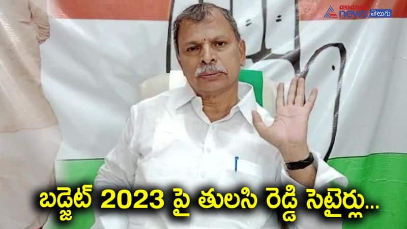 Congresss Leader Tulasi Reddy Satires on Union Budget 2023-24