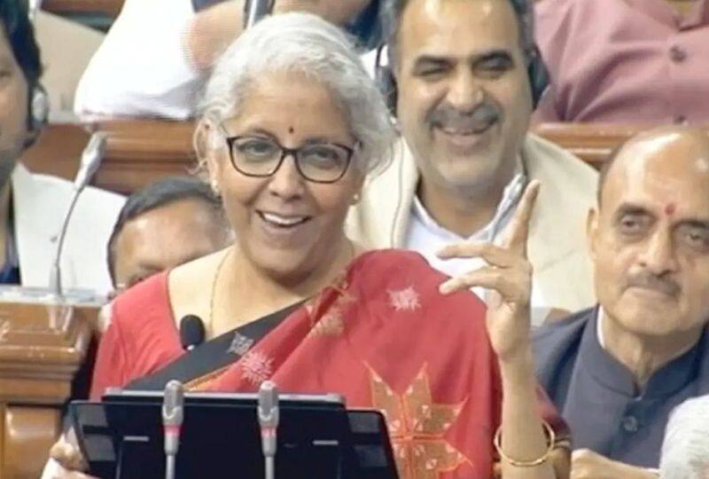 Replacing Old Political...: Nirmala Sitharaman Slip of Tongue Prompts Laughter Amid Budget Presentation