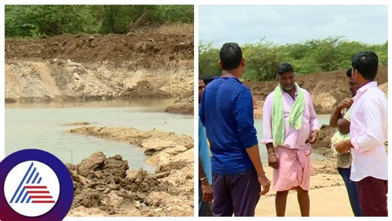 village people oppose PNC Company illegal soil mining activities  in Chitradurga gow