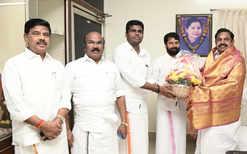 Annamalai wishes Edappadi Palaniswami on his birthday