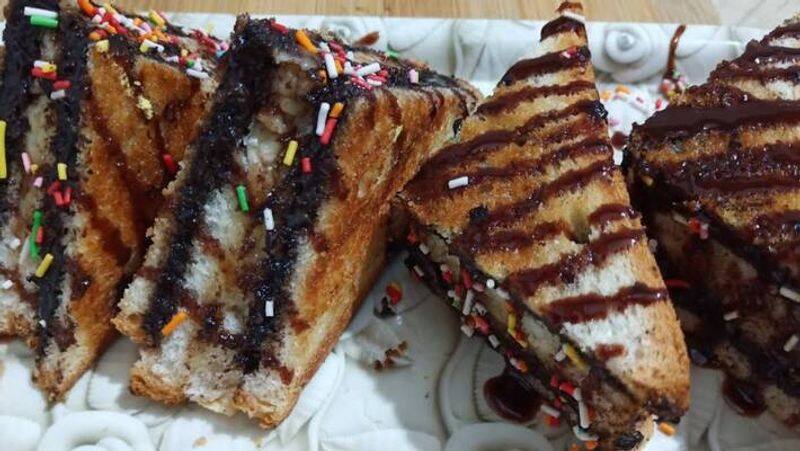  How to make Chocolate Sandwich in Tamil