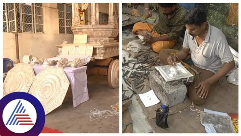 silver chariot for Madappa of male mahadeshwara temple soon gow