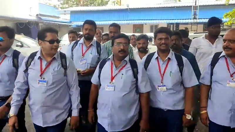 opposition party mlas came assembly wearing a school uniform in puducherry