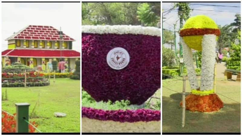 Madikeri Raja Seat blooms flower show gow