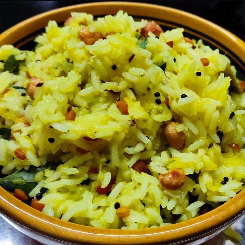 tasty iyer veetu mango rice recipe in tamil mks