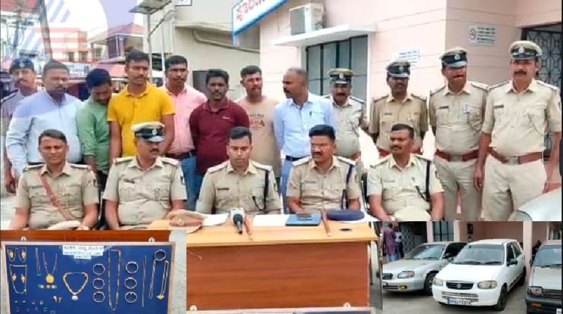 Kodagu police arrested the accused in five separate theft cases rav