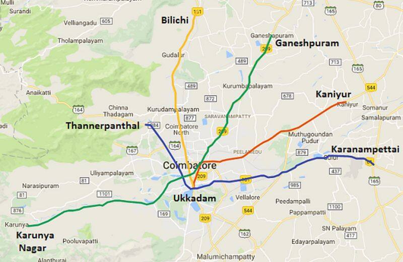 Metro train services are unlikely to reach Coimbatore in near future