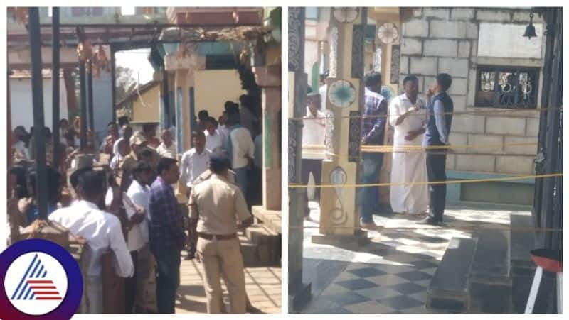 more than 2.5 Crore worth of  God's jewellery stolen from Kalamma Temple at tumakuru gow