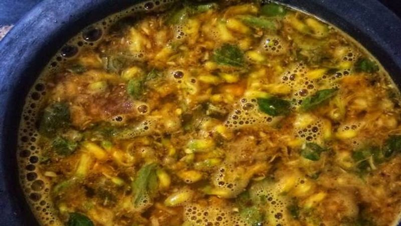 How to make Drumstick Flower Rasam in Tamil