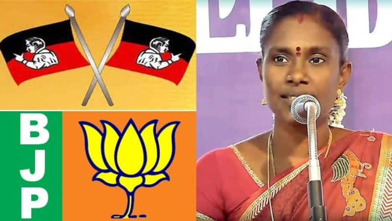 naam tamilar katchi kaliyammal slams dmk aiadmk bjp in erode east by-election