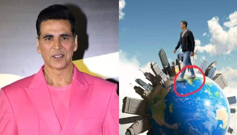 Akshay Kumar SLAMMED for walking on India's map in North America Tour video sgk