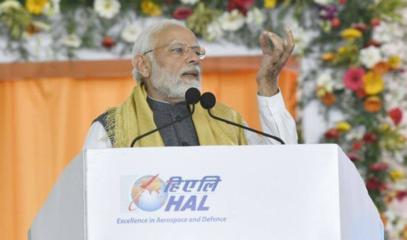 PM Modi attacks Cong, says HAL was used to instigate people and target his govt