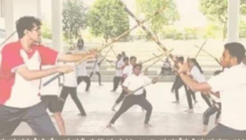 Khelo India Karnataka youth athletes Shining in Kalaripayattu war game 