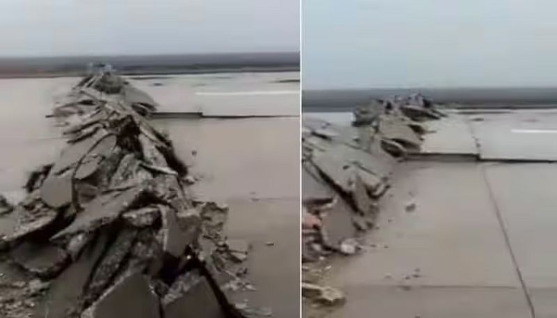 Massive Earthquake in Turkey Splits Airport Runway into Two