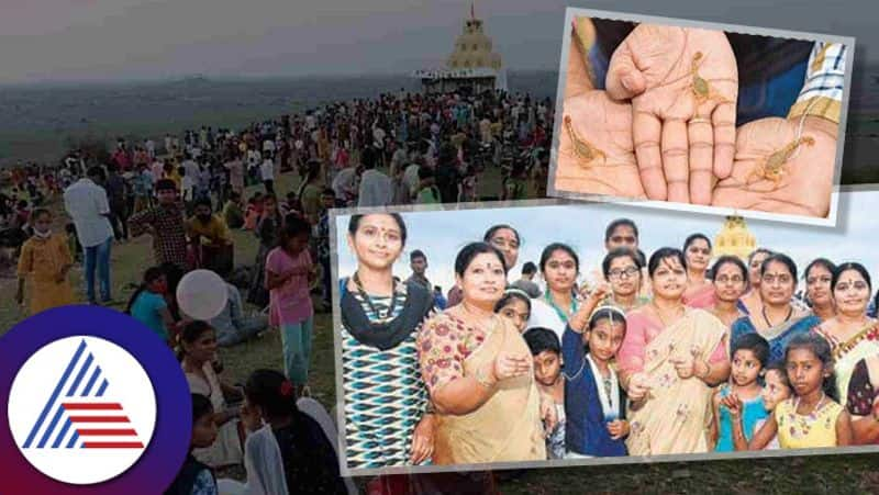 Devotees offer scorpions to Deity at Kodumur temple in Kurnool dist skr