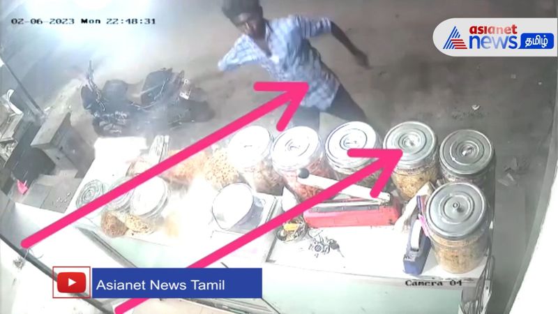 a rowdy attack a sweet stall in tirunelveli district