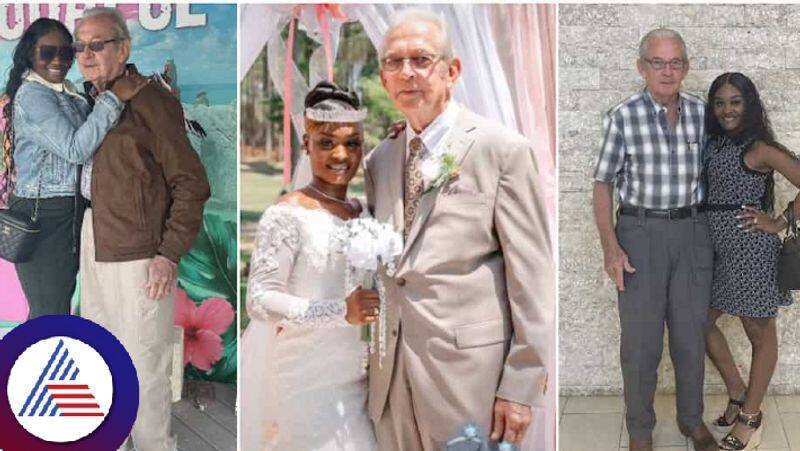 young woman married 85 years old man with 61-year age gap due to love 