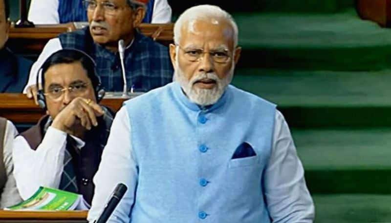 Narendra Modi wears special jacket made of recycled plastic bottles in Parliament