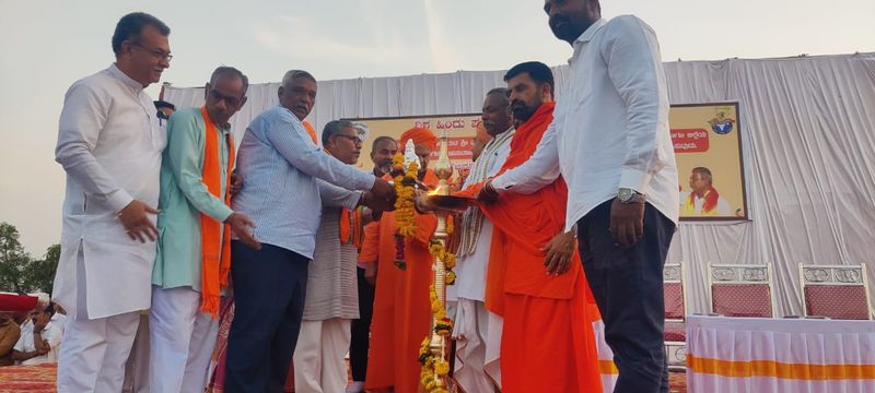 Punya Jala is going from Karnataka to Ayodhya Special work by Bajrang Dal gvd