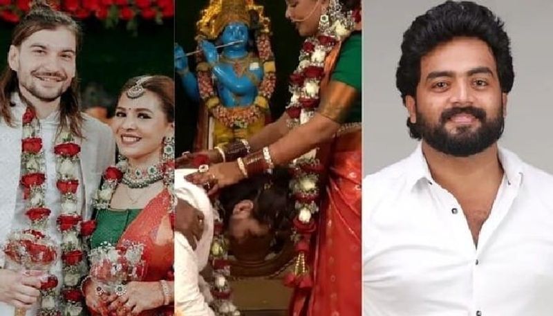 sooraj sun shares wedding video of abhi murali nsn