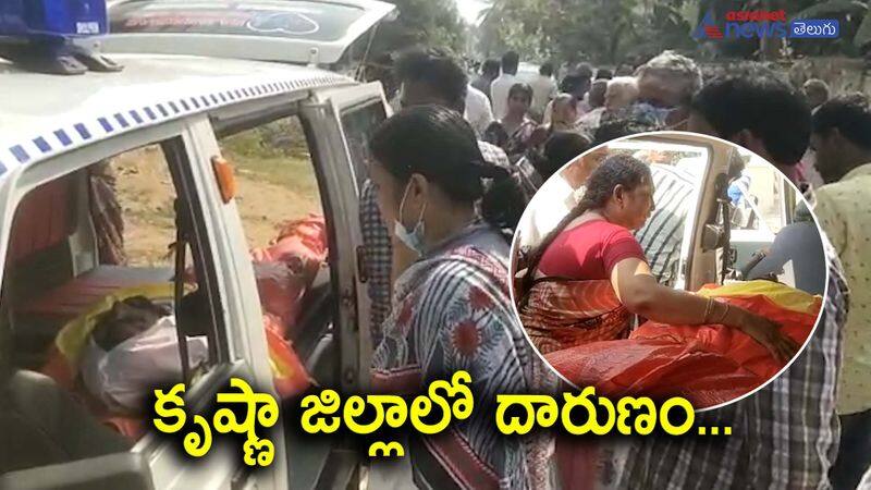 Mother kills son in Krishna District 