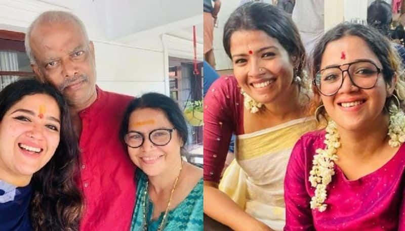 abhirami suresh share birthday wish post to her father nrn 