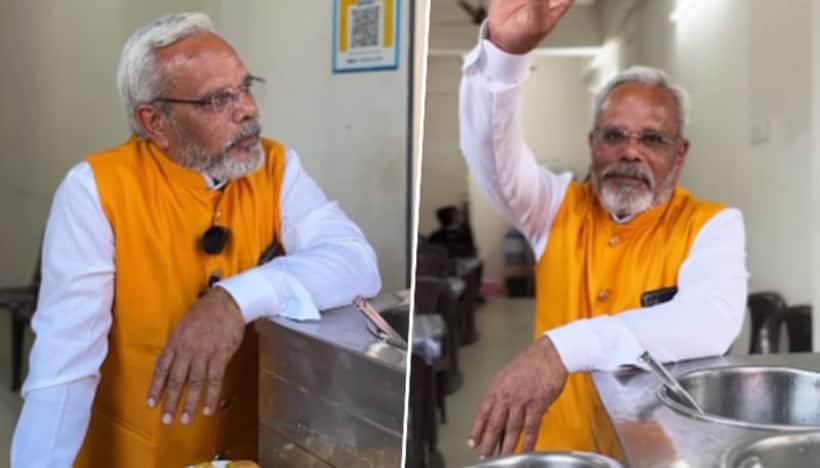 PM Narendra Modi's doppelganger sells chaat in Gujarat; watch viral video