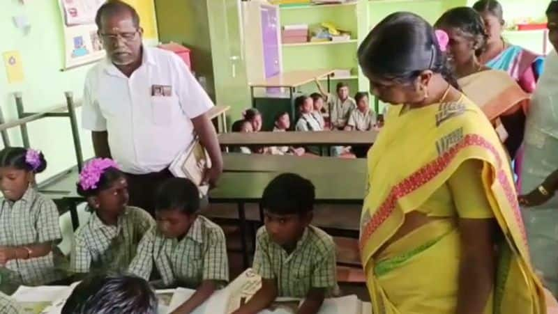 district collector valarmathi inspect government primary school in ranipet