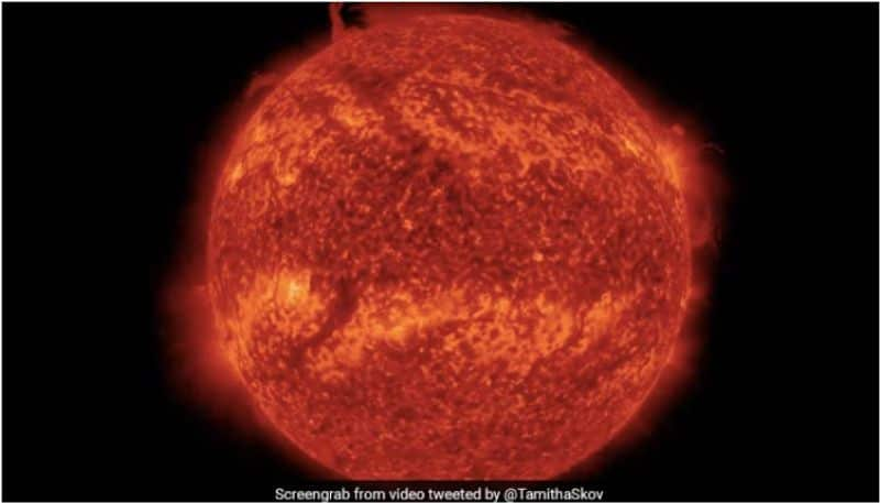 huge piece of sun breaks off scientists stunned ash