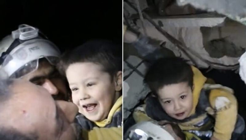 toddlers miracle rescue from syria earthquake goes viral