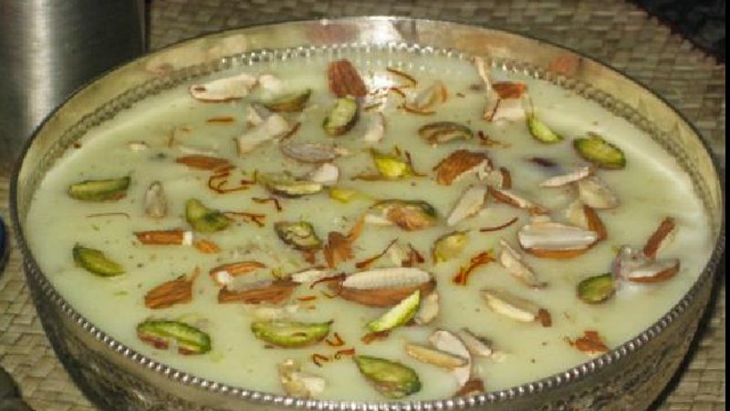 How to make Almond Kheer Recipe in Tamil 