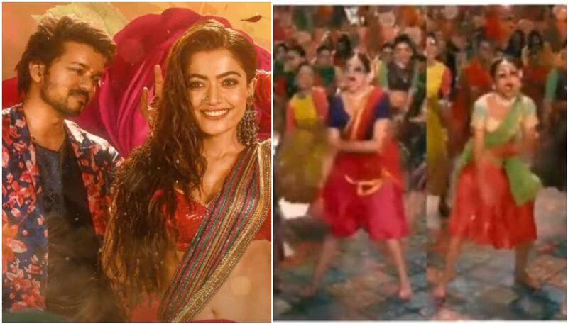 Video of woman dancing to Vijay's Ranjithame from Varisu goes vira, netizens says better than rashmika sgk